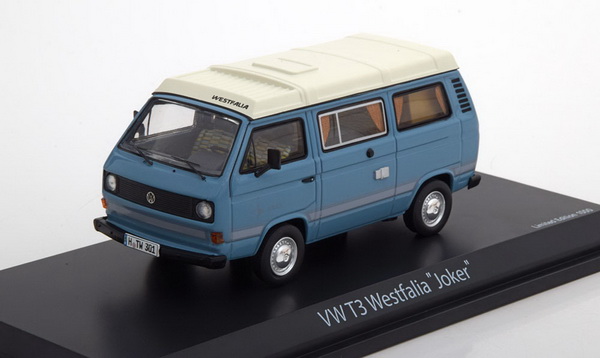 Модель 1:43 Volkswagen T3a «Joker» Campingbus - blue/white (L.E.1000pcs)